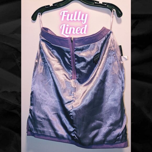 TR Vintage Wilson’s leather Pelle Studio Lavender Leather Skirt - EUC - Picture 4 of 9